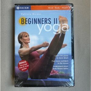 GAIAM BEGINNER’S II Yoga DVD Sealed